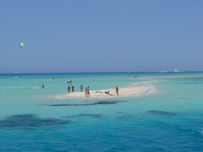 Hurghada water temperature