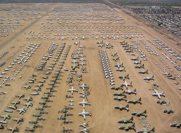 пустыня мохаве кладбище самолетов