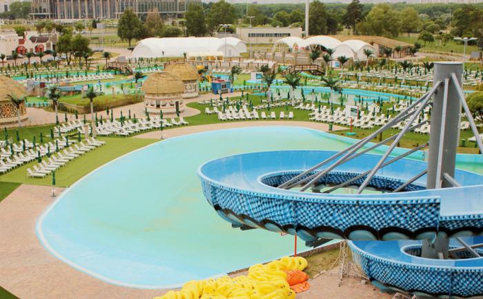 Dreamland water park in Minsk opening