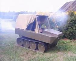 DIY tracked all-terrain vehicle