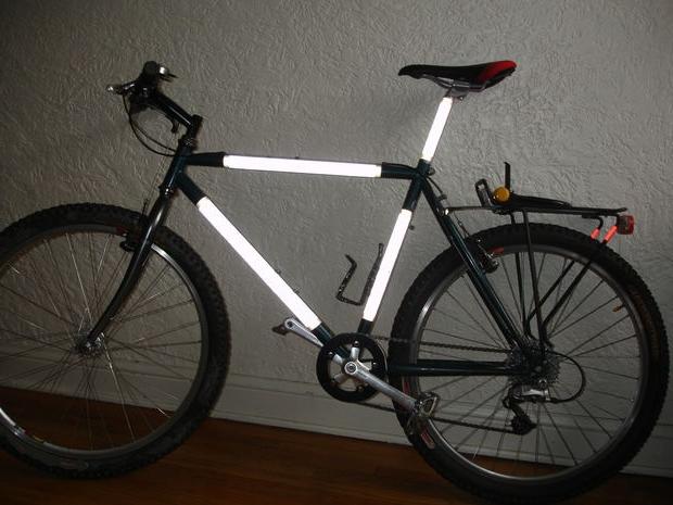 светоотражающие наклейки на велосипед