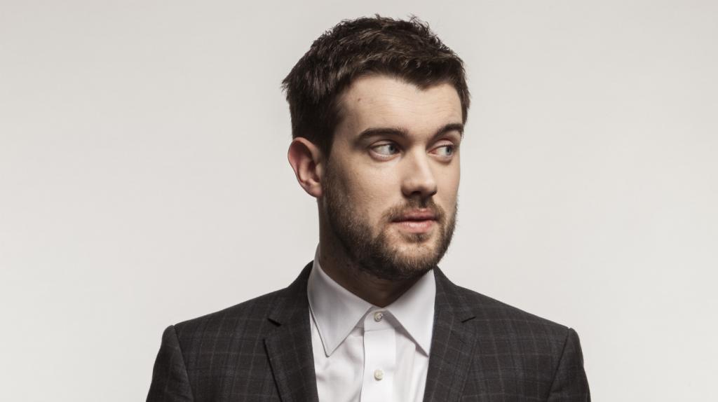 Jack Whitehall looks to the left