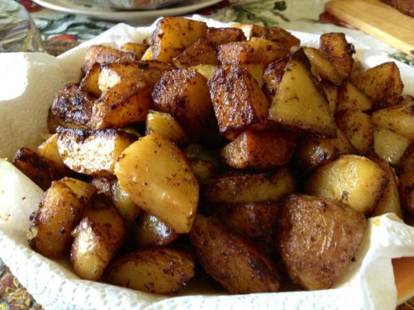 картофель жареный по деревенски