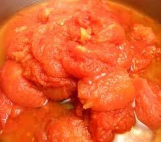 slow cooked tomato paste