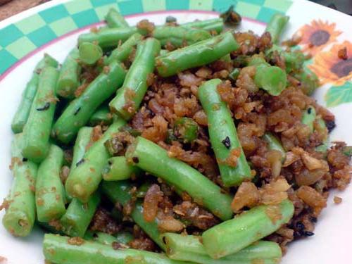 frozen green beans cooking