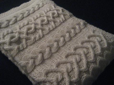 embossed knitting patterns with description