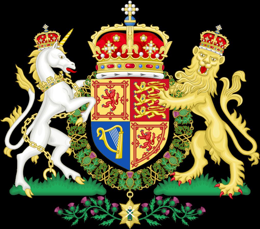 Герб Соединенного Королевства (шотландский вариант)