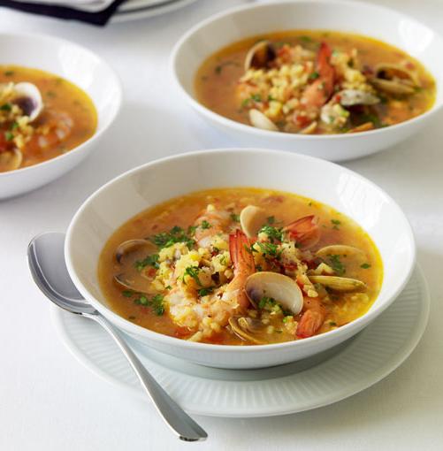 рецепт супа из морепродуктов
