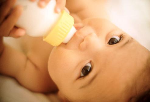 the newborn often hiccups after feeding