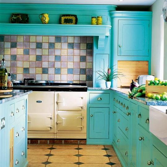 color combinations in the interior of the kitchen