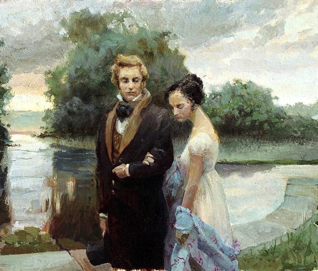 The image of the author in the novel by Pushkin, Eugene Onegin