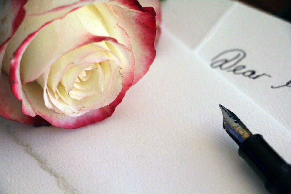 Роза на письме