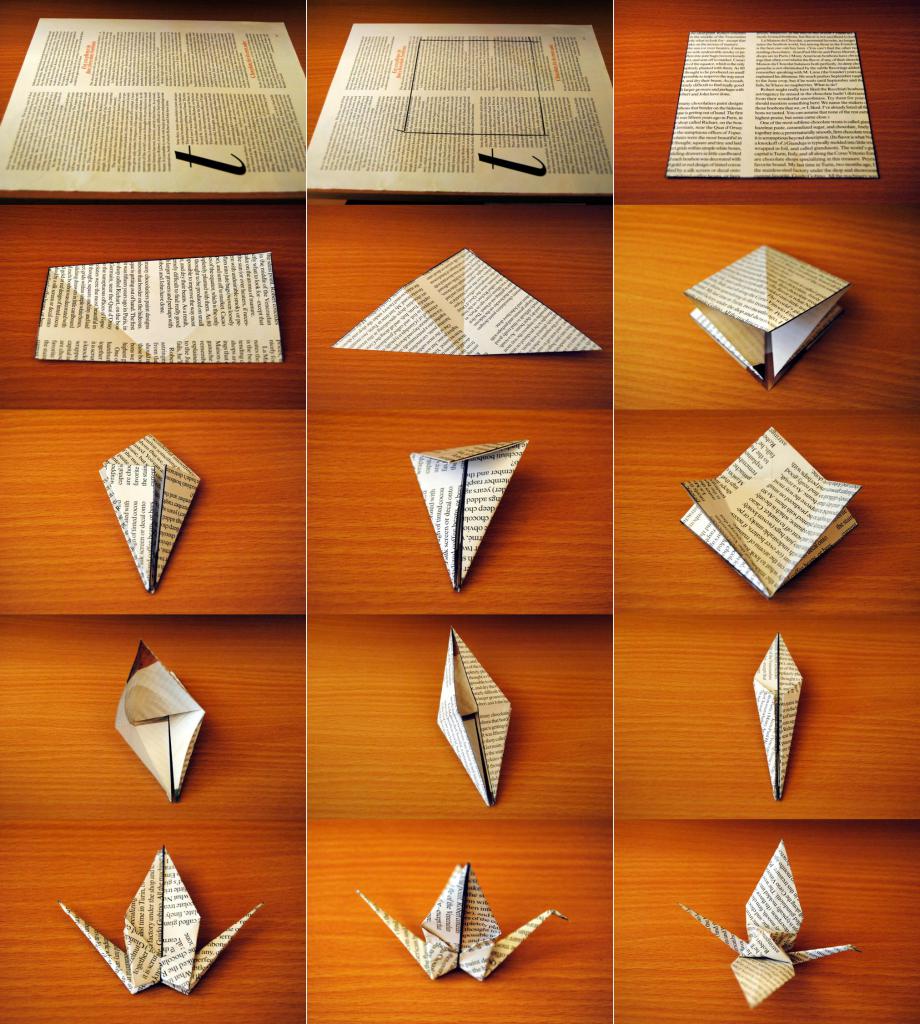 Презентация оригами журавлик простая схема для детей