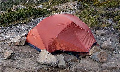 Rest on the Oka with tents