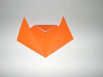 оригами из бумаги кошка