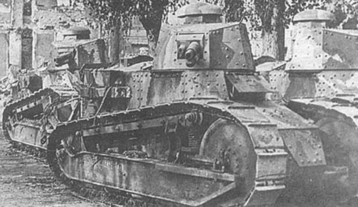 first tanks of the first world war