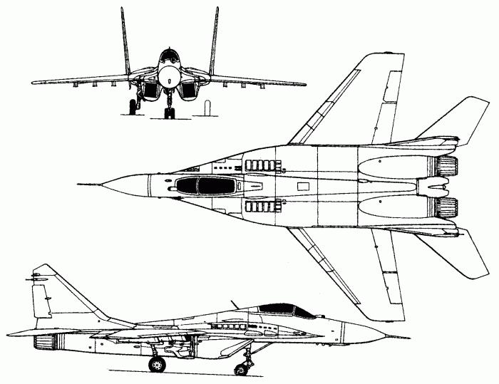 самолет миг 29