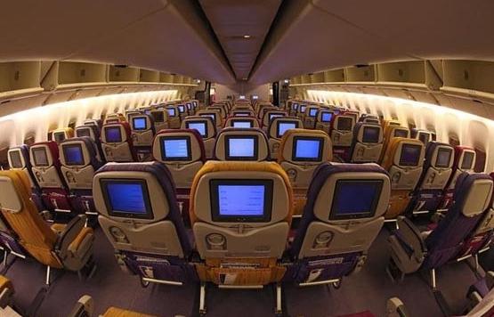 Boeing 777 расстояние между креслами