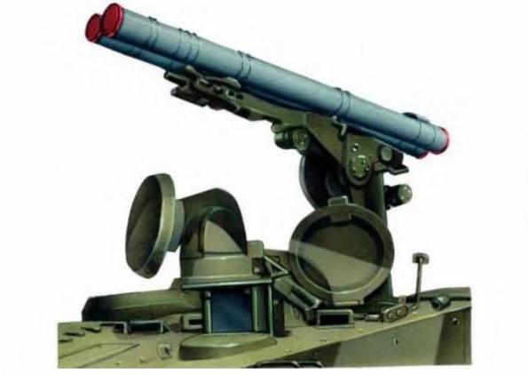 Chrysanthemum anti-tank missile system with