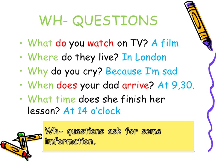 Do did does are question words. Present simple вопрос с what. WH questions present simple вопросы. WH questions present simple. Present simple вопросы с вопросительными словами.