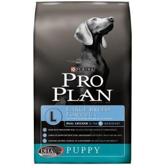 dry feed rating for large breed puppies