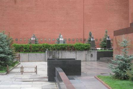 кремлевская стена захоронени