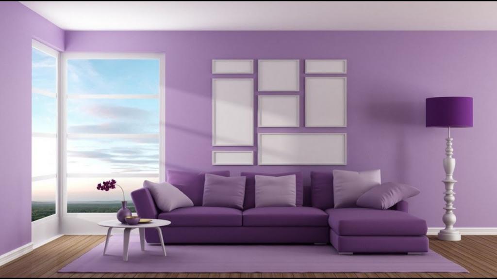 Гостиная в сиреневых тонах: характерные особенности цвета. Оформление стен, выбор мебели, штор и предметов декора