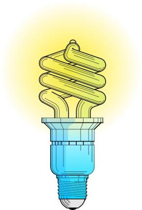 Энергосберегающая лампочка мигает после выключения