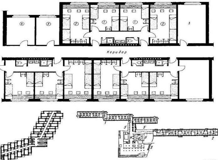 общежитие блочного типа планировка 