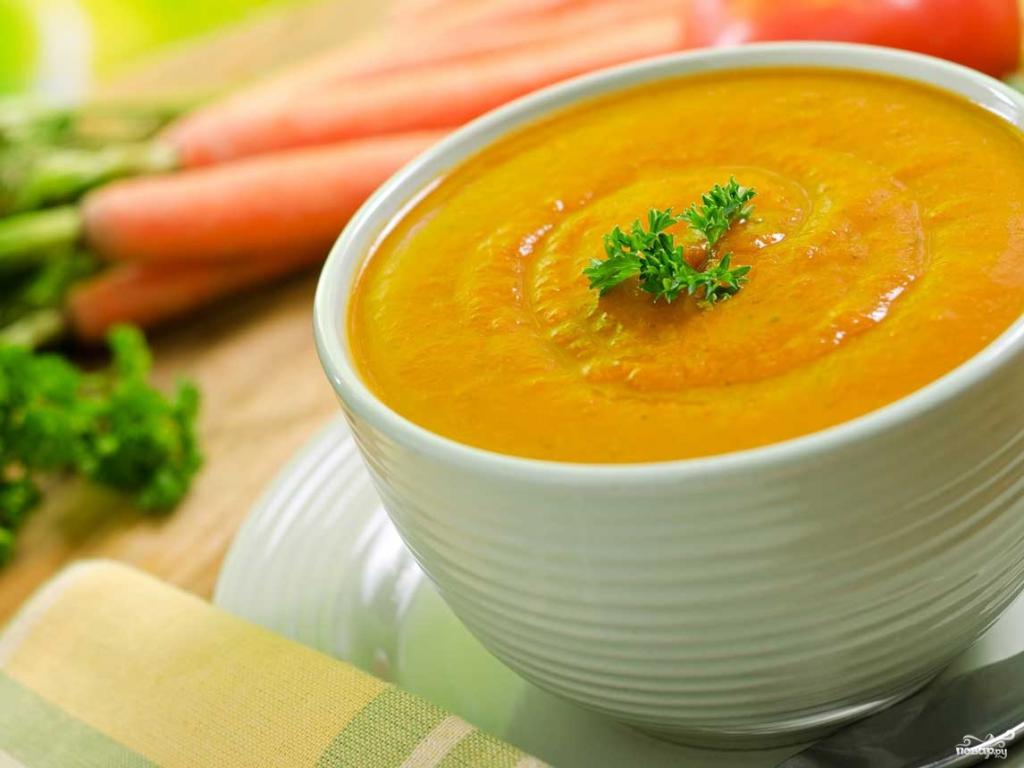 суп-пюре с морковью