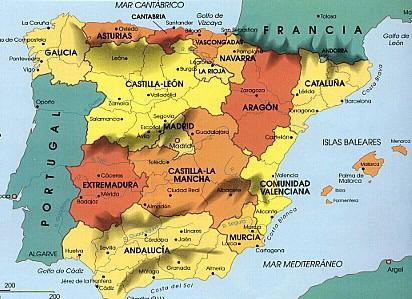 Испания географическое положение