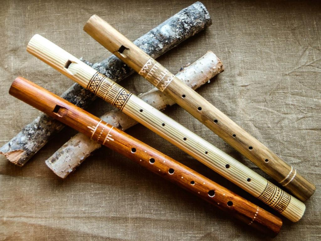 Ancient reed pipes are wind instruments.