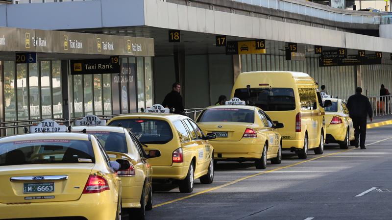 Taxi at the airport