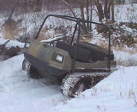 homemade tracked all-terrain vehicles