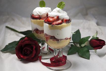 десерты в стакане фото