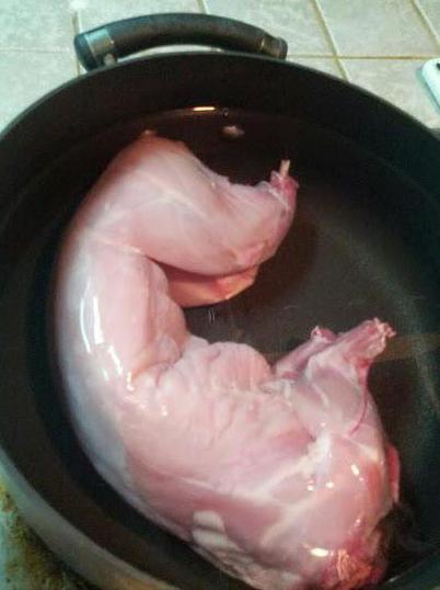 how much to cook a rabbit in time