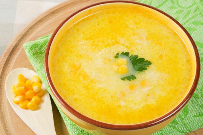 кукурузный крем суп рецепт