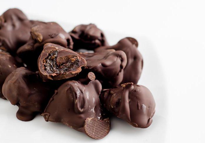 конфеты чернослив в шоколаде