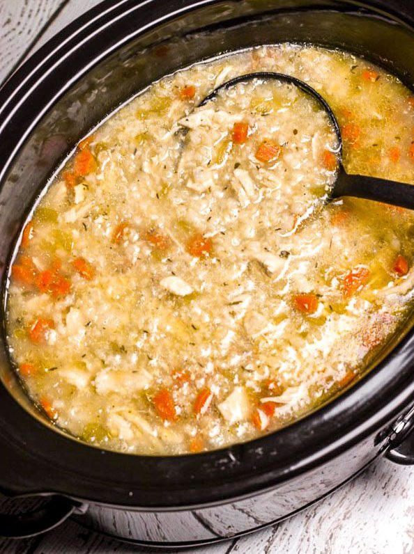 как приготовить куриный суп с рисом