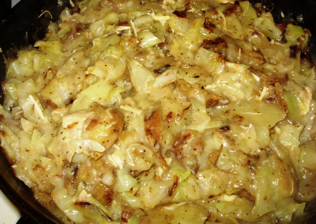Как потушить капусту с мясом в казане пошаговый рецепт с фото пошагово