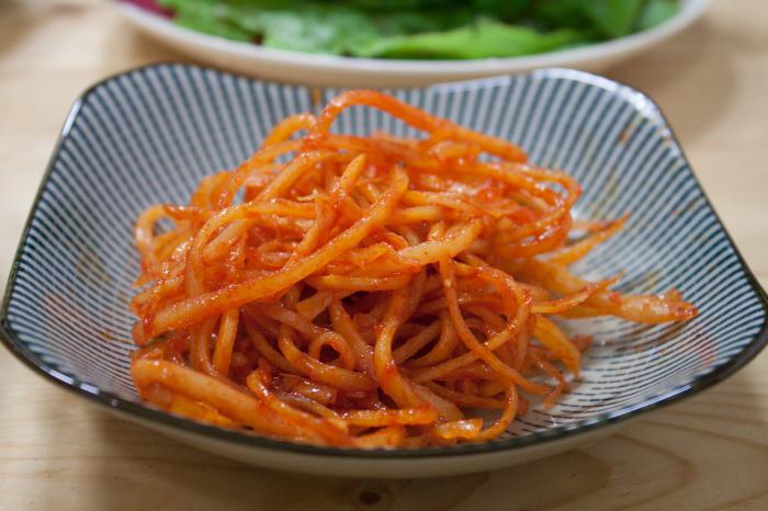 кальмары с морковью по корейски