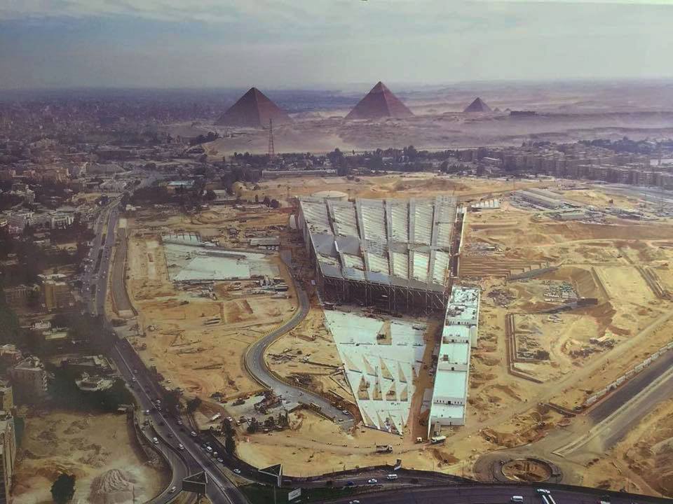 Строительство Большого египетского музея