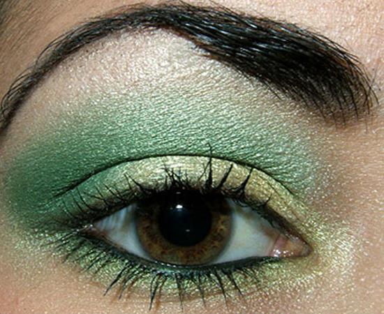 зеленые тени для зеленых глаз