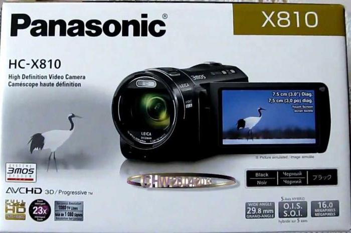 Panasonic HC X810 характеристики 