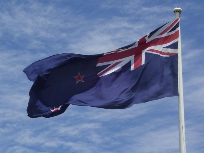 Флаг Новой Зеландии фото