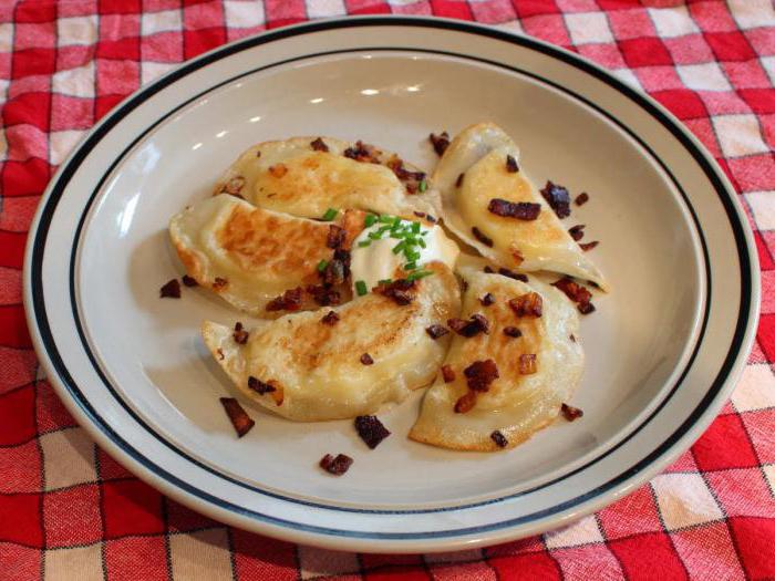 вареники с сырой картошкой и салом рецепт 