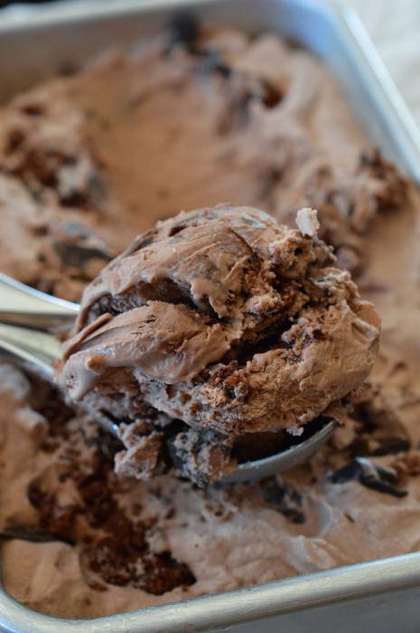 сделать шоколадное мороженое зефиром 