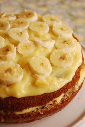 торт банановый