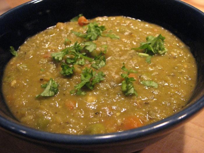 cook pea porridge in a slow cooker