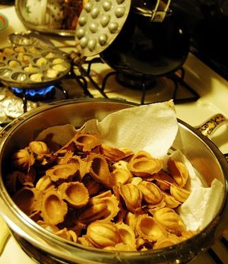 как приготовить печенье орешки